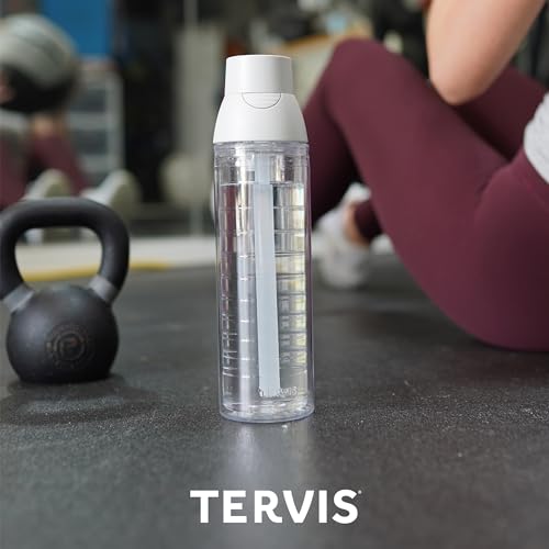 Tervis 24oz Tritan Water Bottle | Disney - Mickey Mouse Model | Made in USA, Leakproof, Double-wall Insulated, Shatterproof, BPA-Free, Dishwasher Safe, Fits Most Cupholders, Gifts under $35 - color: Clear, size: 24oz - 1pk