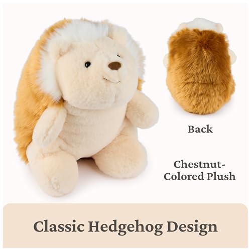 GUND Tea 10-Inch Hedgehog Stuffed Animal for Ages 0+ | Luxuriously Soft Plush Fabrics and Rounded Shape Provide Comfort, Inspire Tactile Play, and Early Sensory Discovery