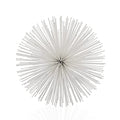 Modern Day Accents 5450 Erizo Spiked Large White Sphere, 10" D - color: White, size: Large