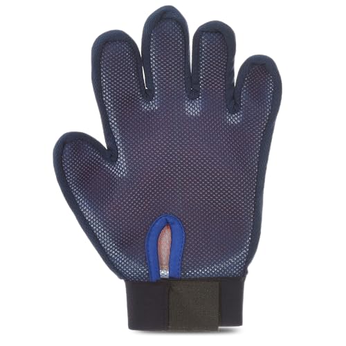 Arm & Hammer Deodorizing Dog Grooming Glove, Lily & Vanilla Scent | Fragrance transfer technology, baking soda infused, deshedding glove, for bathing and dry grooming daily - size: 1-Pack, style: Grooming Pet Glove - Sweet Lily & Vanilla