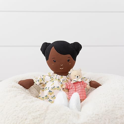 Manhattan Toy Playdate Friends Harper Machine Washable and Dryer Safe 14 Inch Doll with Companion Stuffed Animal - style: Harper