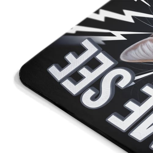 Mousepad Funny Cat Meme Let Me See Your Feet Hilarious Animal Expression Joke Humor Desk Accessory Unique Sarcastic Style Computer Mouse pad Novelty Gaming Mouse Mat Cool Office Decoration - color: Cat Meme