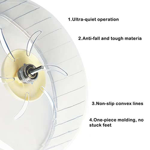 Silent Hamster Exercise Wheel - 7.9 Inch Running Spinner Quiet Runner for Small Animal Pet Gerbil Dwarf Syrian Hedgehog Rat Mouse Mice