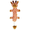 TTcat Large 11.42 Inch Giraffe Silvervine Cat Kick Toy, Crinkle Plush Cat Chew Pillow Toy with Bell Tail, Interactive Kitten Teething Stuffed Toy for Biting, Wrestling & Playing.