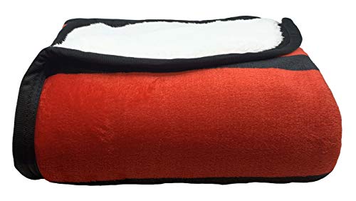 Jay Franco Disney Mickey Mouse Love Sherpa Throw Blanket - Measures 50 x 60 inches, Kids Bedding - Fade Resistant Super Soft - (Official Disney Product) - color: Multi - Mickey Mouse
