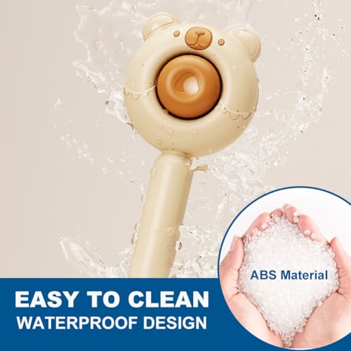 Dog Brush for Shedding, Gentle Self Cleaning Pet Brush with Release Button for Cats and Dogs, Easy to Remove Loose Hair Daily Grooming Tool During Shedding Season - color: Brown Bear
