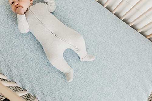 Copper Pearl Premium Knit Baby Crib Sheets for Standard Mattresses, Breathable and Soft, Lennon - color: Lennon