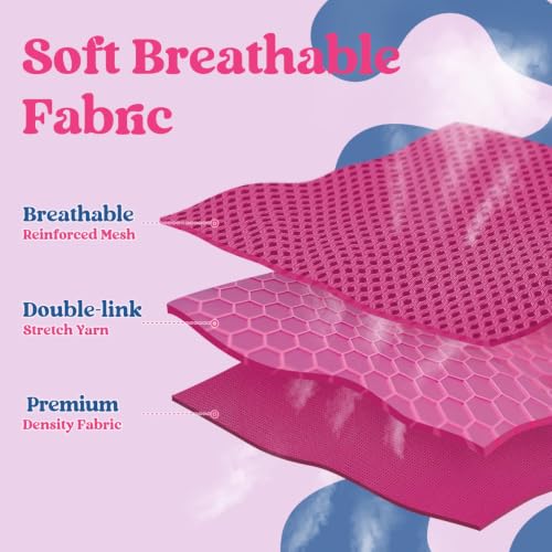 rabbitgoo Dog Harness Small Sized and Leash Set, Step in Soft Vest | Breathable Mesh, Easy Wear with Hook & Loop, Light and Reflective for Walking, Multi-colored, Rose Red & Navy Blue, XXS - color: Rose Red & Navy Blue, size: XXS (Chest: 12.4"-14.2")