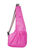 Pet Dog Puppy Cat Carrier Bag Oxford Cloth Sling Dog Doggy Cat Carrier Single Shoulder Bag-Medium,Pink - color: Pink, size: Medium