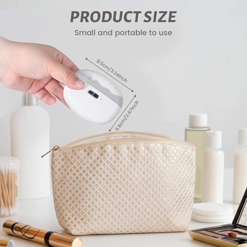 3 in 1 Electric Nail Clipper for Seniors, Baby Nail Trimmer Electric Automatic Trimmer, Safe Electric Toenail Clippers Nail File Tools for Adult, Manicure Kit Grinder with Polishing(White) - size: White