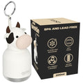 asobu Mini Bestie Water Bottle, Cute Collectible Character, Stainless Steel | 6.7 oz, Leak Proof Seal, Spill Resistant, BPA Free Materials, Dishwasher Safe, Reusable Straw Included, Great Gift Idea - color: MINI WILLOW THE COW