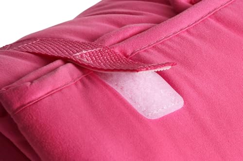 Jay Franco Kids Nap Mat with Embedded Pillow & Blanket – Soft 46"x20" Microfiber Sleeping Bag with Name Tag & Handle - style: Pink - Minnie Mouse