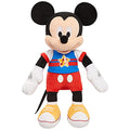 Disney Junior Mickey Mouse Funhouse Singing Fun Plush (Styles May Vary) | Lights and Sounds, Interactive Plush, Sings the "Hot Dog Song" or "The Wiggle Giggle" Song