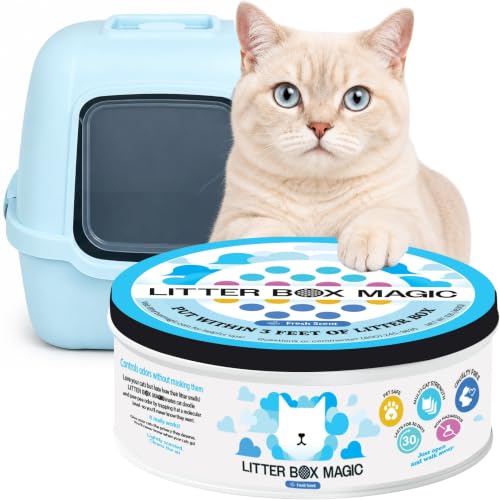 Litter Box Magic Cat Litter Deodorizer Gel, Fresh Scent, 16 Oz, Pack of 1 | Odor-Absorbing Gel Jar Neutralizes Cat Litter Box Odors with a Fresh Scent. Multi-Cat Smell Eliminator. Non-Toxic. - size: 16 Fl Oz (Pack of 1)