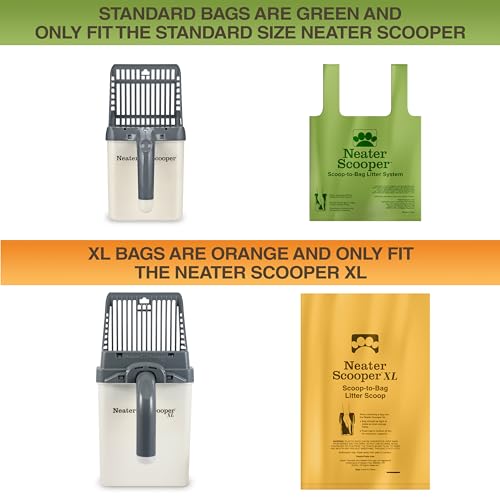 Neater Pets Neater Scooper Standard Size Refill Bags for Standard Neater Scooper Litter Scoop with Bags (12 Boxes, 180 Count) - size: 1 Count (Pack of 180)