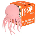 Bestie Replacement Head, Detachable Soft Silicone Character Topper, Straw | Fits the 16 oz Insulated Bottle, Easy to Swap & Clean, BPA Free - color: JELLYFISH Replacement Head