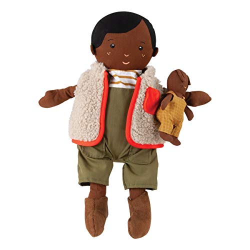 Manhattan Toy Playdate Friends Ellis Machine Washable and Dryer Safe 14 Inch Doll with Mini Bunny Stuffed Animal - style: Ellis