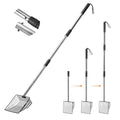 Cat Litter Scoop 43 inch Metal Litter Scooper with Stainless Steel Long Handle, Upgraded Large Kitty Box Scooper Heavy Duty Deep Shovel for Fast Sifting, Dog Waste Scooops for Outside Pet Poop - size: Long Handle-Upgraded