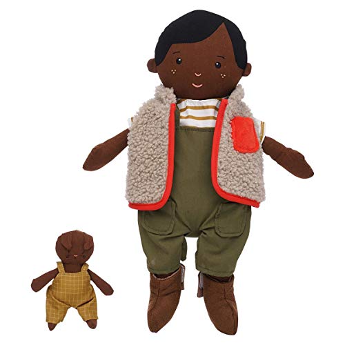 Manhattan Toy Playdate Friends Ellis Machine Washable and Dryer Safe 14 Inch Doll with Mini Bunny Stuffed Animal - style: Ellis
