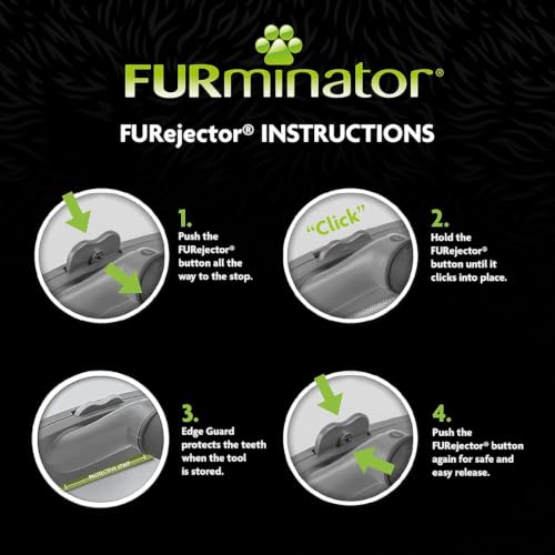 FURminator Undercoat deShedding Tool for Small Short Hair Dogs 4.5-9 kg - size: Small, style: Version 2.0