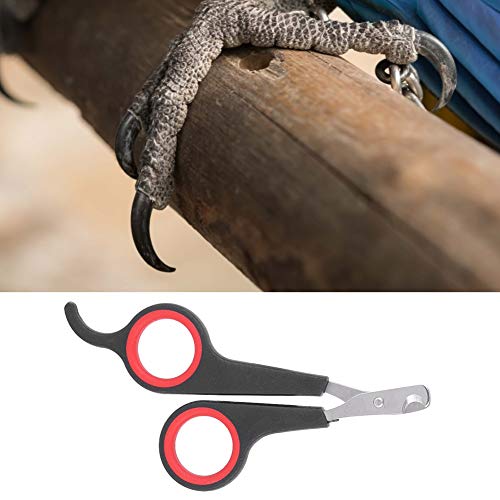 YUYTE Parrot Wing Clippers, Solid Stainless Steel Bird Nail Clipper, Bird Nail Clipper 4.6X2.4X0.2In Animal Rope Thick for Soft Paddle for Tools