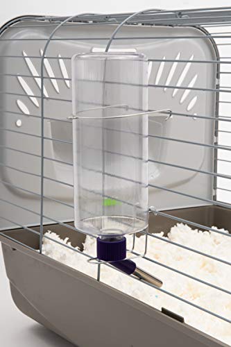 Lixit Standard Cage Water Bottles for Rabbits, Ferrets, Guinea Pigs, Hamsters, Rats, Mice and Other Small Animal's (32 Ounce, Clear) - color: Clear, size: 32 Ounce