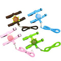 4 Pcs Adjustable Bunny Rabbit Harness and Leash Set, Small Pet Vest Harness Leash, with Decoration for Bunny Kitten Small Pets