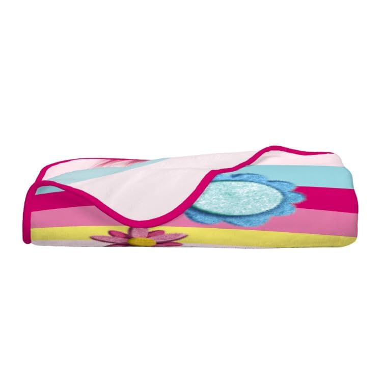 DreamWorks Trolls 2 Kids Bedding Super Soft Plush Micro Raschel Blanket, 62 in x 90 in, (Officially Licensed Product) By Franco - color: Trolls 2, size: 62 in x 90 in