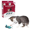 SPOT Doc and Phoebe's Cat Hunting Feeder - Interactive Indoor Slow Feeder & Treat Dispenser Toy, Encourage Natural Instinct to Hunt, Solve Behavioral Problems & Obesity, Set Includes 3 Mice and Scoop