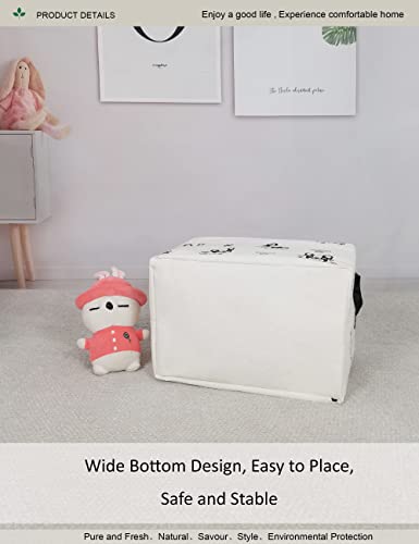 Rectangular Fabric Storage Bin, Foldable Bulldog print Basket | Damp-proof canvas with reinforced stitched handles.Great for clothes,books & sundries in closets,playrooms,laundry rooms. - color: Bulldog