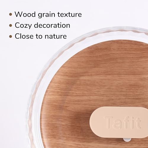 Silent Hamster Wheel 8.7 Inch Dual-Bearings Quiet Running Exercise Wheels with Wood Grain Backboard, Height Adjustable for Dwarf Hamsters, Gerbils, Mice, Hedgehog, Lemmings, Warm Brown - color: Warm Brown, size: 8.7inch