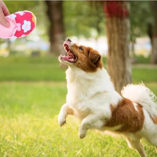 Durable Chew-Resistant Dog Toys with Interactive Squeaker - Double-Layer Oxford Fabric Plush Pet Chew Toys for Aggressive Chewers, Machine Washable (Slipper Design, Multicolor)