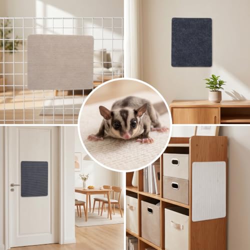 3PCS Sugar Glider Toys Climbing Mats, Sugar Glider Cage Accessories