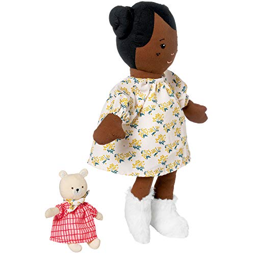Manhattan Toy Playdate Friends Harper Machine Washable and Dryer Safe 14 Inch Doll with Companion Stuffed Animal - style: Harper
