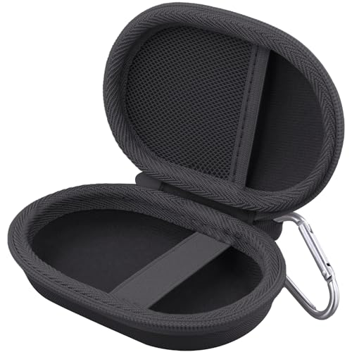 co2CREA Hard Case for Logitech Pebble M350/M350s/M355/i345 Mouse, Graphite | Travel Protection, Soft Anti-Static Lining, Hard EVA Shell, Shockproof Dustproof Water Resistant - color: Graphite Case