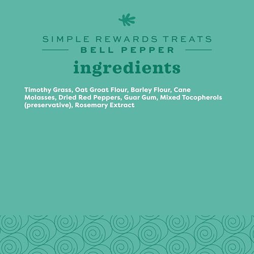 Oxbow Simple Rewards Guinea Pig & Rabbit Treats, Bell Pepper, Baked, 3 oz | Timothy Hay, Bunny Treats, Hamster Treats, Chinchilla, Guinea Pig Snack, Rabbit Enrichment, Rabbit Accessories, Essentials - size: 3 Ounce (Pack of 1)