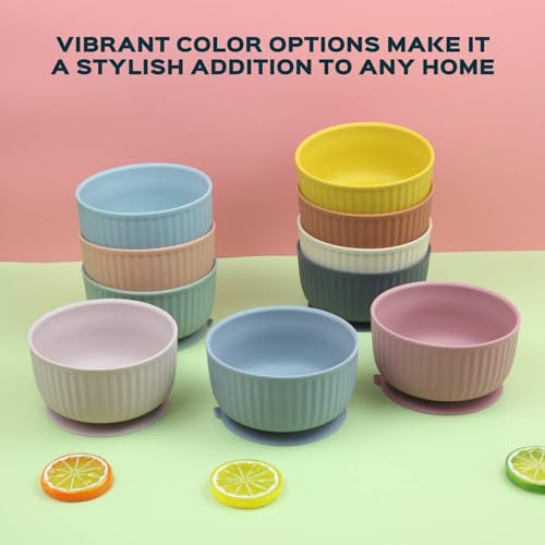Cat Bowl with Suction Cup & Silicone Lid 13oz/400ml – Elevated Non-Slip Pet Dish for Kittens, Small Dogs, Rabbits – Dishwasher Safe Wet & Dry Food Feeder (Ivory) - color: Ivory