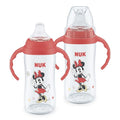 NUK First Choice Minnie Mouse Large Learner Cup 2.0, 10oz. Sippy Cup with Handles, Spill Proof, Leak Proof Soft Straw Cup, 2-Pack - color: Minnie Mouse 2.0