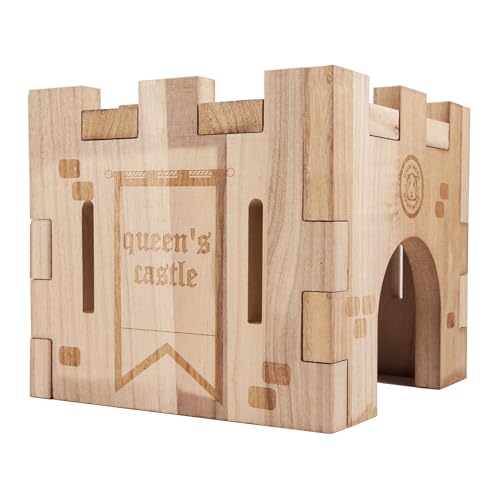 GuineaDad Guinea Pig Hideout & House – Wooden Hideaway Bed, Hut & Furniture for Small Pets | Cozy Guinea Pig Hidey with Natural Design & Accessorie