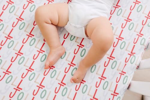 Copper Pearl Premium Fitted Knit Crib Sheet/Toddler Sheet 'Jolly' - color: Jolly