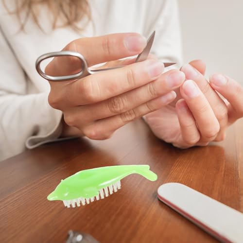 4pcs Manicure Tool Animal Shaped Nail Brush Multipurpose Nail Surface Powder Brush Random Color