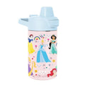 Simple Modern Disney Princess Kids Tritan Plastic Summit Water Bottle | 12 oz BPA-Free Cup with Covered Leak Proof Straw Lid for Girls, Toddlers | Princess Rainbows - color: Disney: Princess Rainbows, style: Covered Lid | 12oz