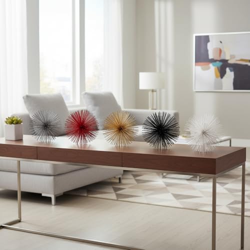Modern Day Accents5167Pilluelo Urchin Small Silver SpherePilluelo Urchin Small Silver Sphere, Tabletop, Centerpiece, Filler, Round, Spikey, Spikes, Urchin, Sea, Iron, 6" x 6" x 6"SmallSilver - color: Silver, size: Small