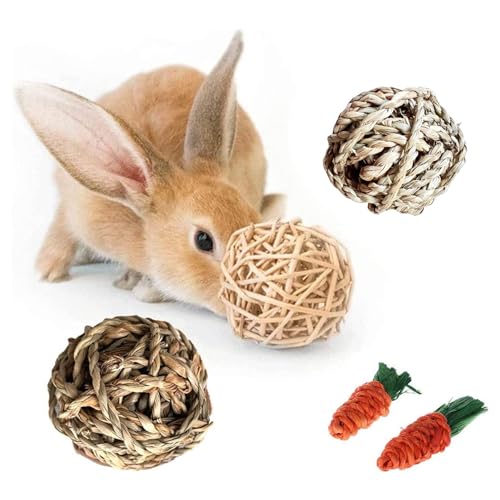 Hamiledyi Rabbit Seagrass Activity Mat Bunny Mat Rabbit Enrichment Toys Rabbit Chew Toys for Teeth Seagrass Protector Mat Small Animal Toys for Rabbit Bunny Chinchilla Guinea Pigs Rodent Pets - color: A
