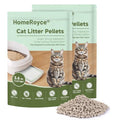 Cat Litter Pellets Exclusively for Double Layer Cat Litter Box, Super Odor Control Zeolite Litter, Non Clumping Cat Litter, Low-Tracking, Low Consumption, Unscented - size: 7.2 lb