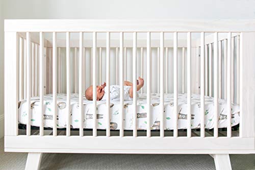 Copper Pearl Premium Knit Crib Sheets: Breathable and Soft, Fitted for Standard Mattresses, Perfect for Baby Registry or Shower Gift, Noah - color: Noah
