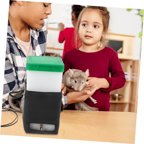 1Set 1L Heated Pet Water Bowl Heated Water Bottle Dispenser for Rabbit Cat Hamster Guinea Pigs Ferrets Birds Mouse Cockatiel Rats Other Small Animal Pet No Drip No Leak No Mess Mount Drinker