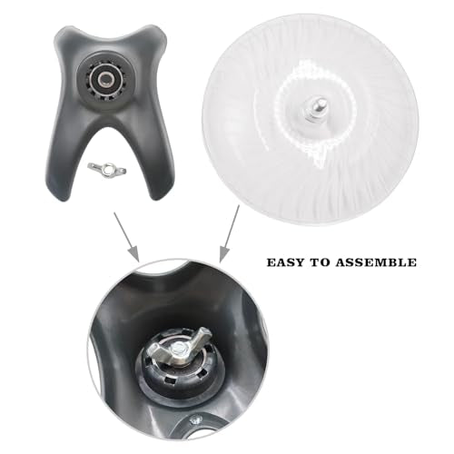 Hermit Crab Toys, Hamster Wheel, Hermit Crabs Accessories, Hermit Crab Climbing Toys, Hermit Crabs Supplies, Running Wheel Tank Accessories - color: Black, size: Large