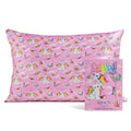 Lisa Frank x Kitsch Satin Pillowcase, Size 19x26 - Angel Kitty | Softer Than Silk Pillow Cases, Smooth Cooling Satin Pillow Case for Hair and Skin, Wrinkle-Free, Machine Washable - color: Angel Kitty, size: Standard/Queen (1 Pack)