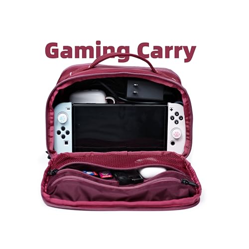 Accessories Bag & Tech Pouch | Organizer for Cables, Electronics & Everyday Essentials, Water-Repellent, Dual-Sided Padded - color: Valkyrie